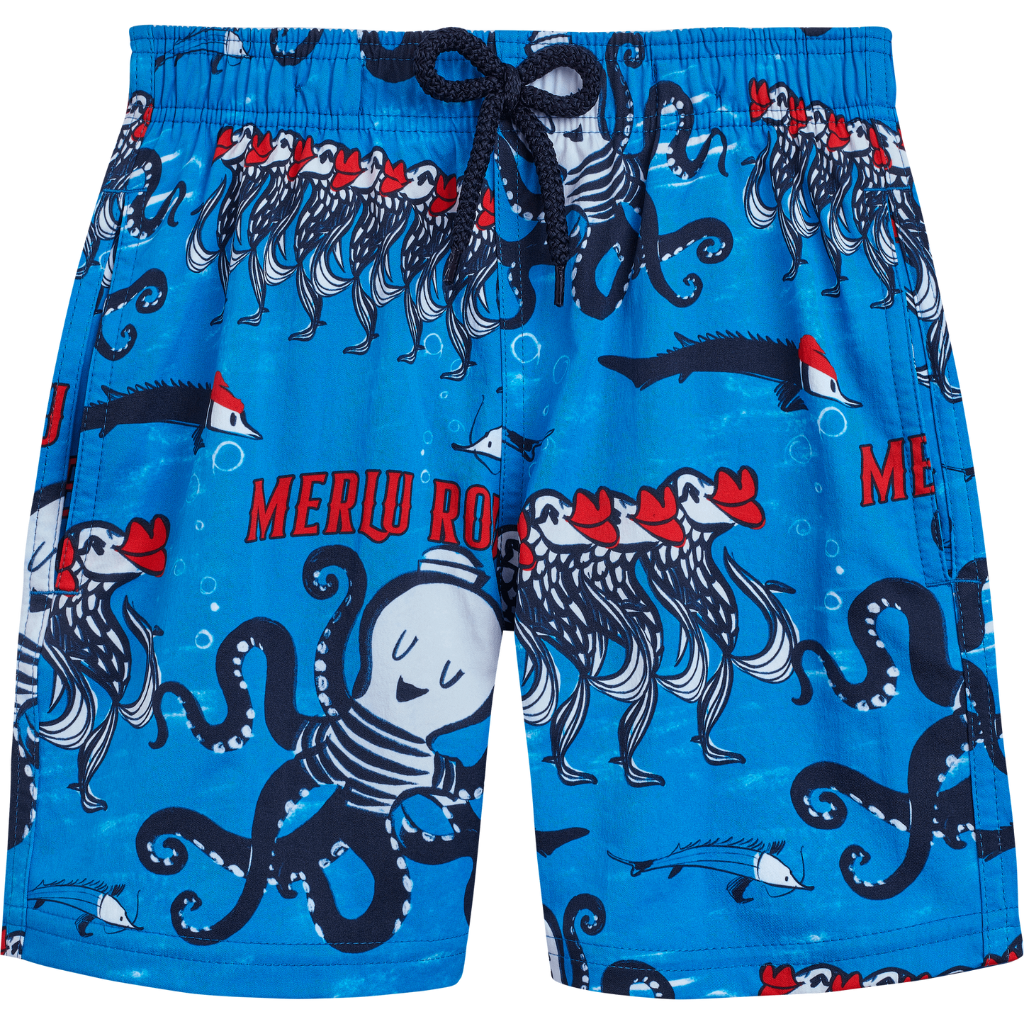 Load image into Gallery viewer, Boys Swim Short Au Merlu Rouge - Swim Shorts
