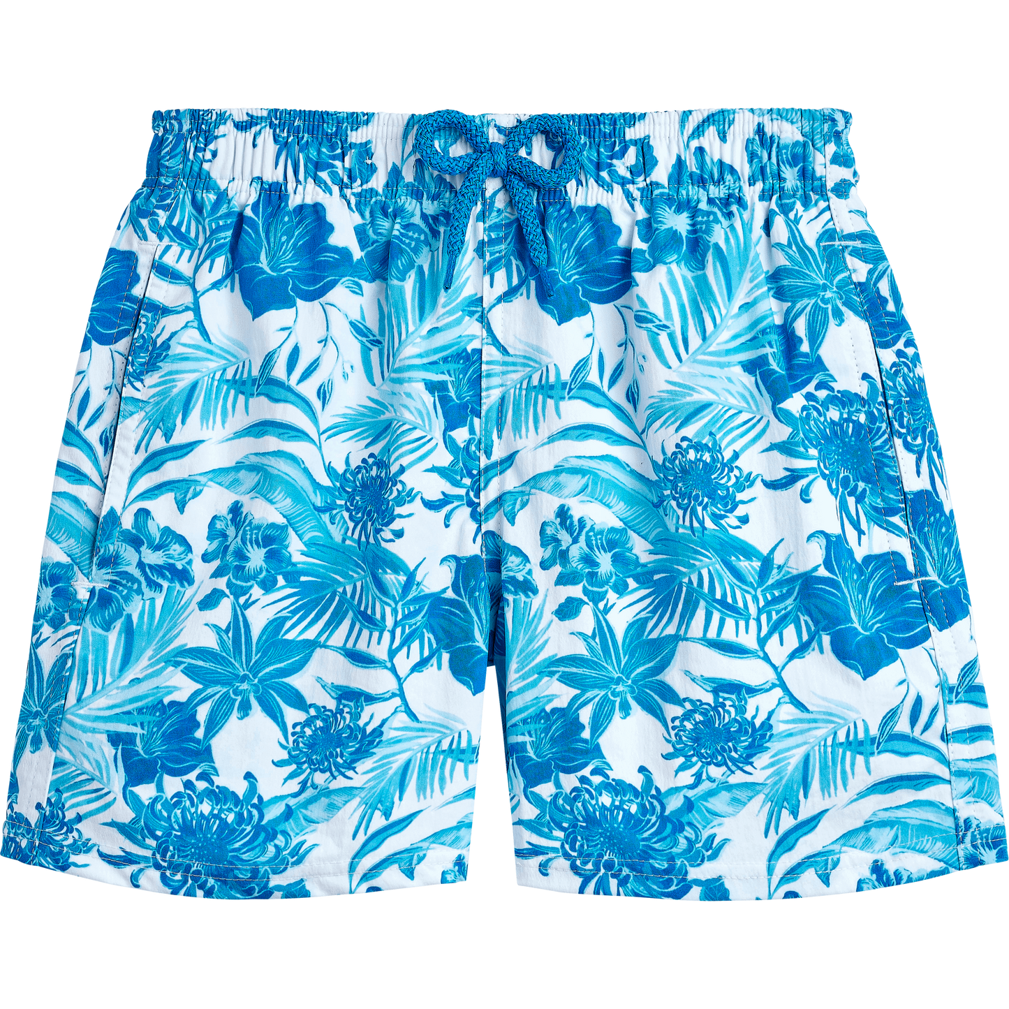 Load image into Gallery viewer, Boys Stretch Swim Short Tahiti Flower - Swim Shorts
