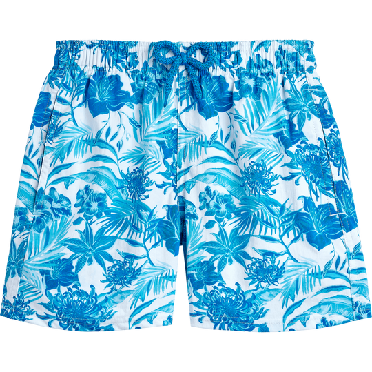 Boys Stretch Swim Short Tahiti Flower - Swim Shorts
