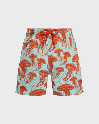 Boys Stretch Swim Shorts Jellyfish Dance Caribbean