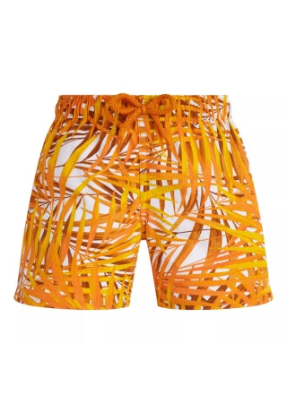 Boys Stretch Swim Short Palm Leaves