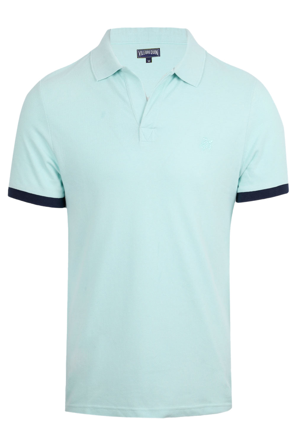 Load image into Gallery viewer, Men Organic Cotton Pique Polo Shirt Pacific
