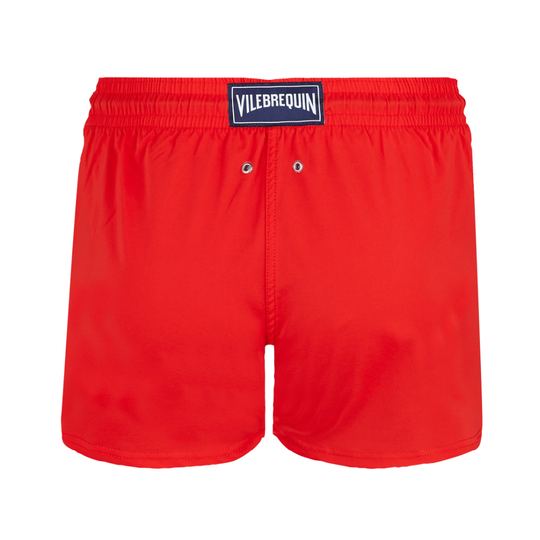 Fitted Stretch Swim Short Red
