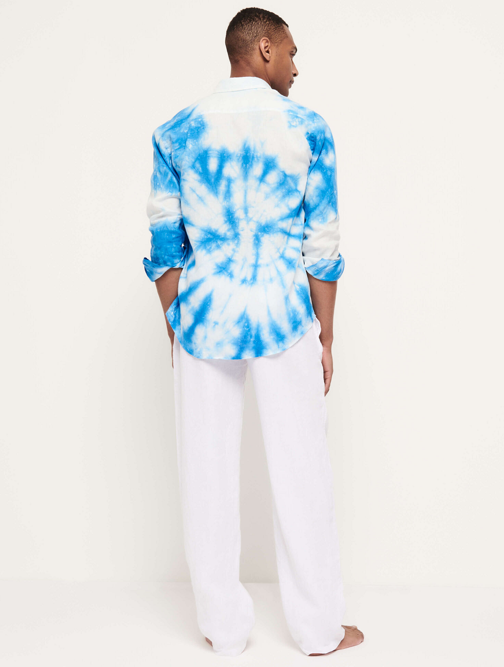 Load image into Gallery viewer, Men Linen Pant Solid White - Trousers
