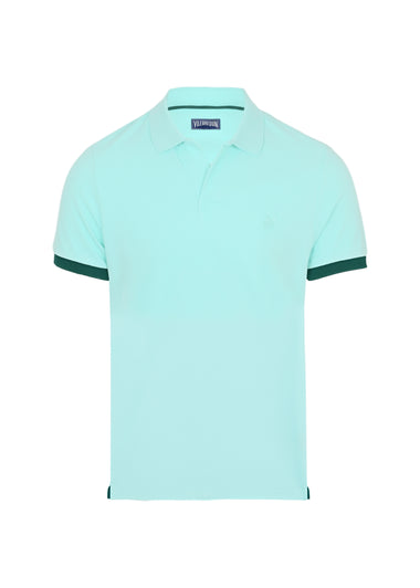 Palatin Cotton Polo Blue Lagoon - Polo Shirt