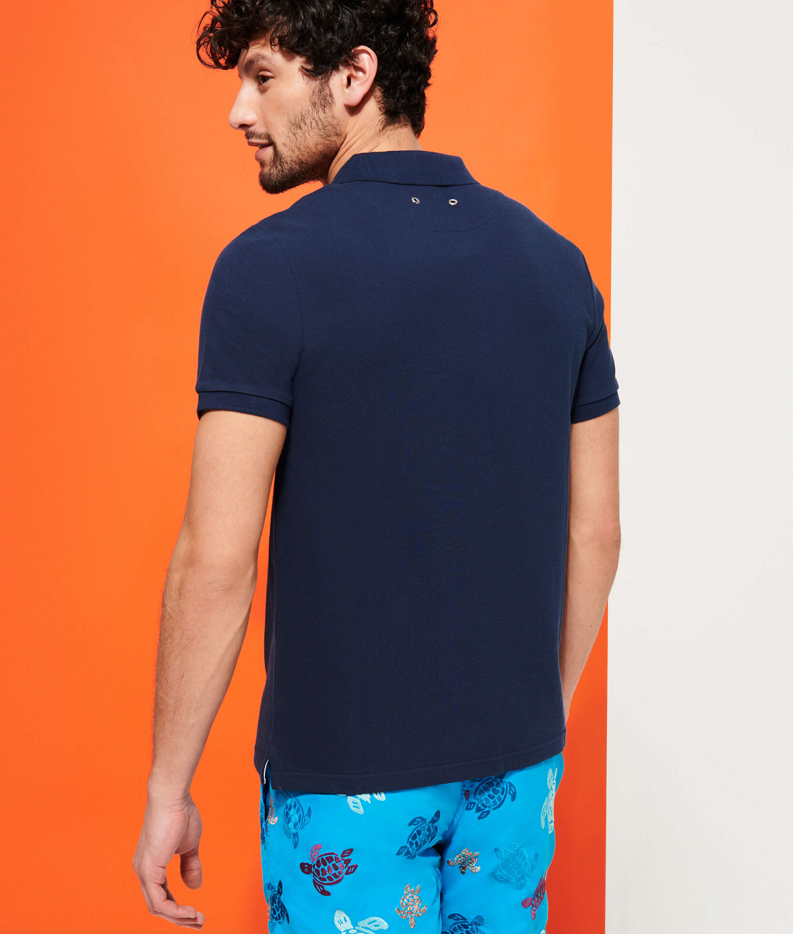 Load image into Gallery viewer, Palatin Polo Shirt Solid Navy Blue - Polo Shirt
