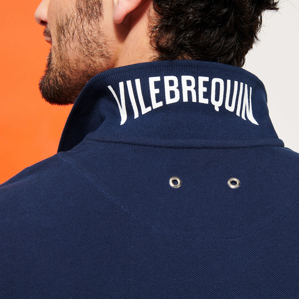 Load image into Gallery viewer, Palatin Polo Shirt Solid Navy Blue - Polo Shirt
