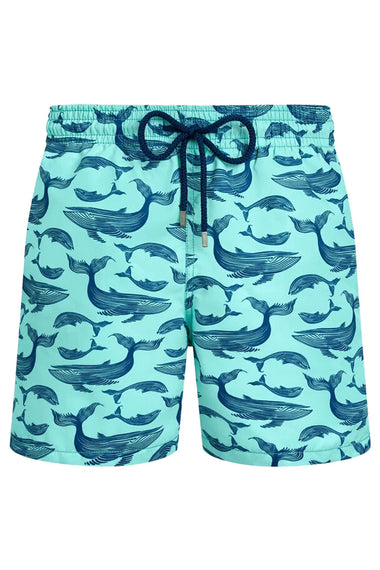Men Swim Shorts Whales