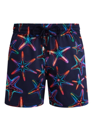 Men Stretch Short Swim Shorts Disco Stars