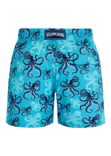 Men Stretch Swim Shorts Poulpes