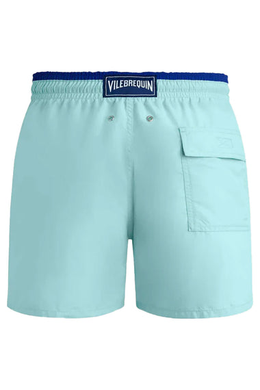 Men Swim Shorts Bicolor Celadon
