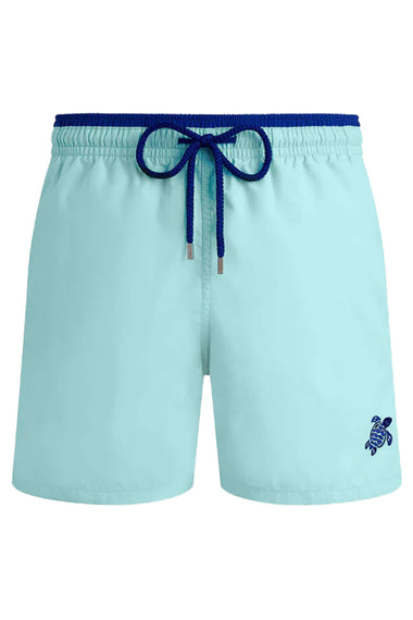 Men Swim Shorts Bicolor Celadon
