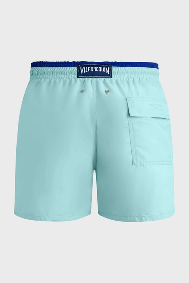 Men Swim Shorts Bicolor Celadon