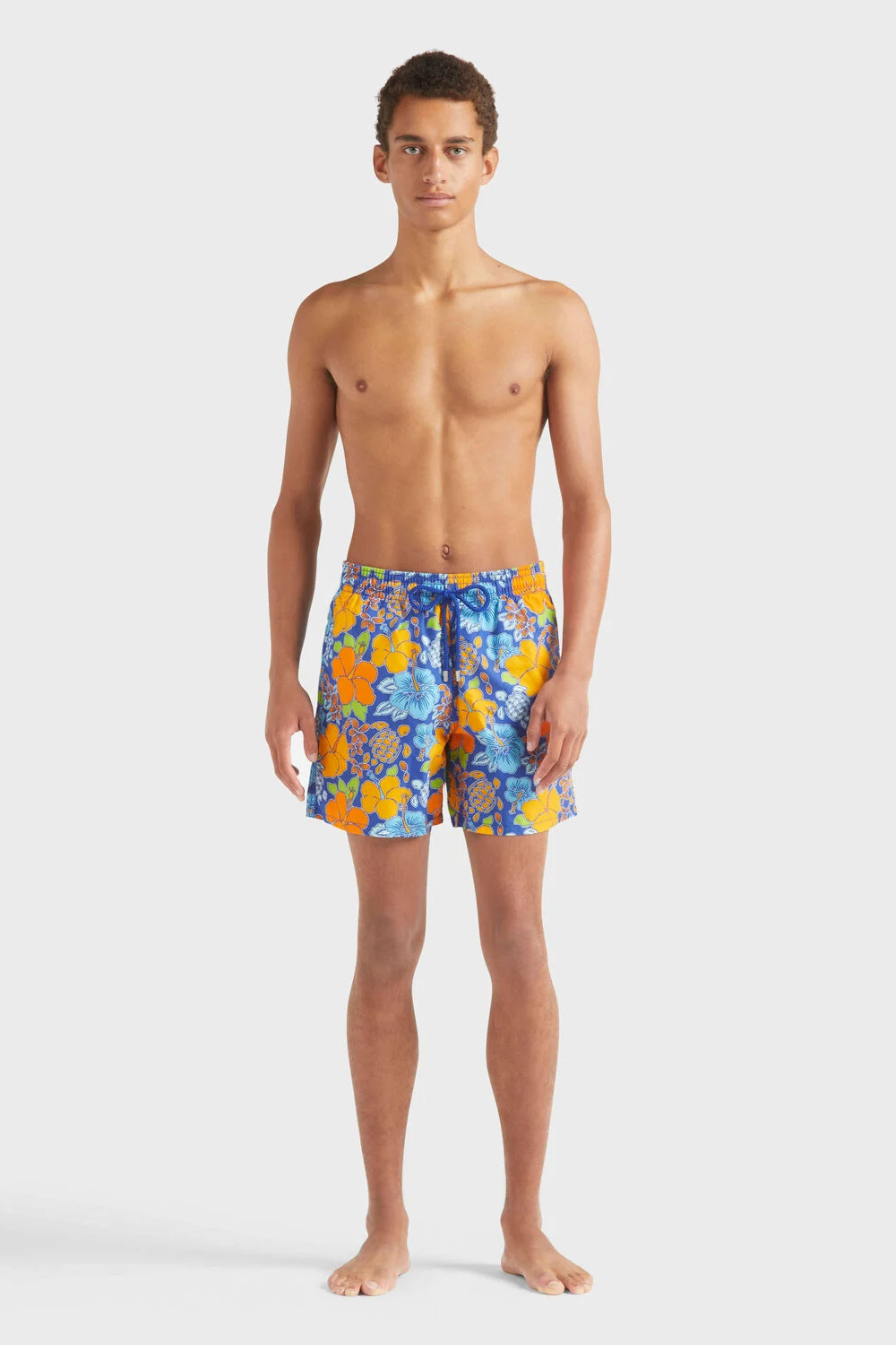Men Swim Short Tropical Turtle