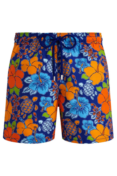 Men Swim Short Tropical Turtle