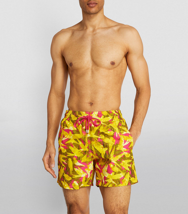 Men Swim Trunks Birds Rose Shocking - Men’s Swim Shorts