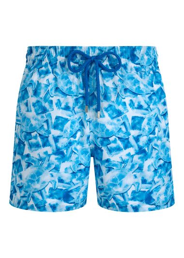 Men Swim Short Ultra Light-Packable Iced Turtles