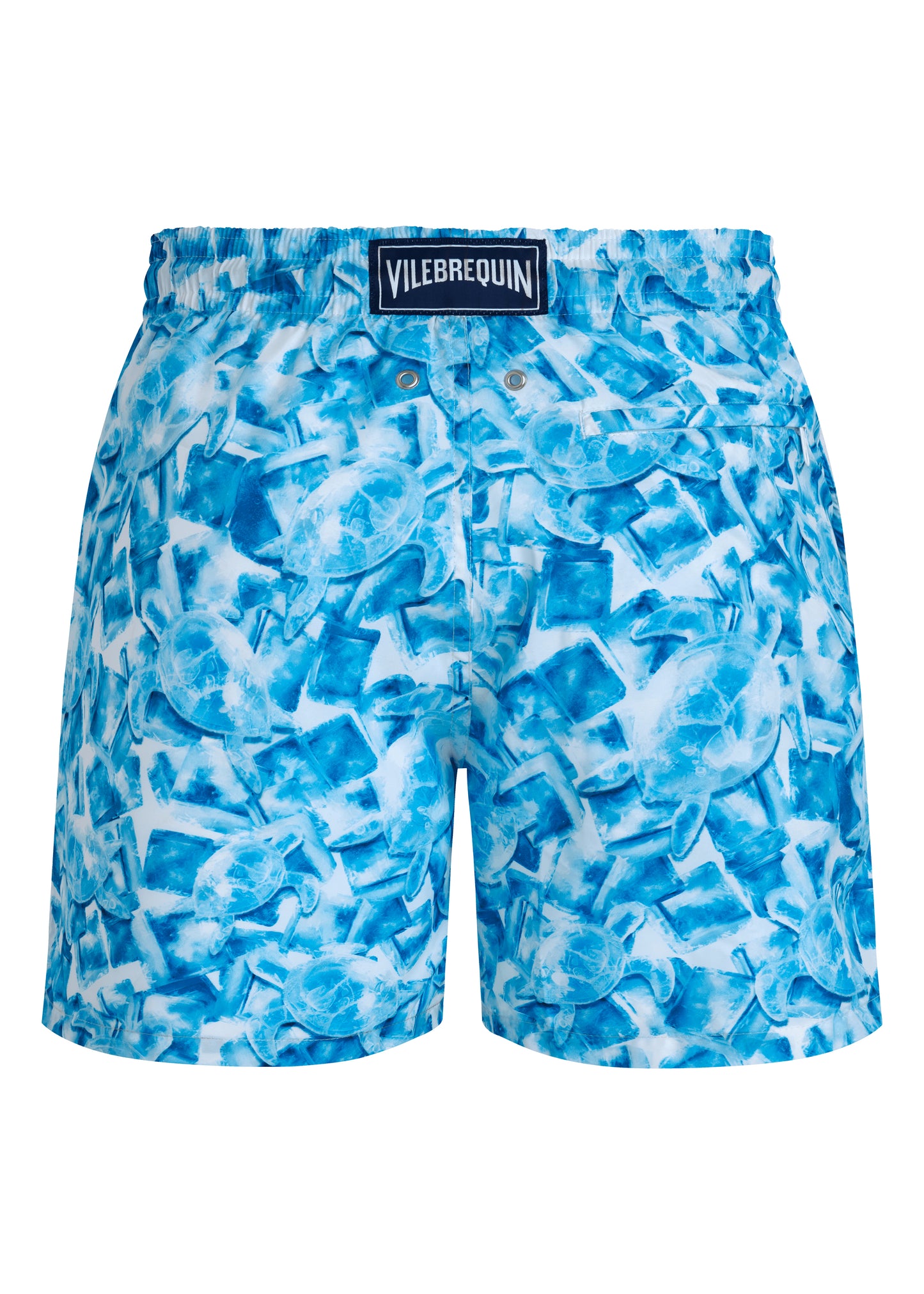 Load image into Gallery viewer, Men Swim Short Ultra Light-Packable Iced Turtles
