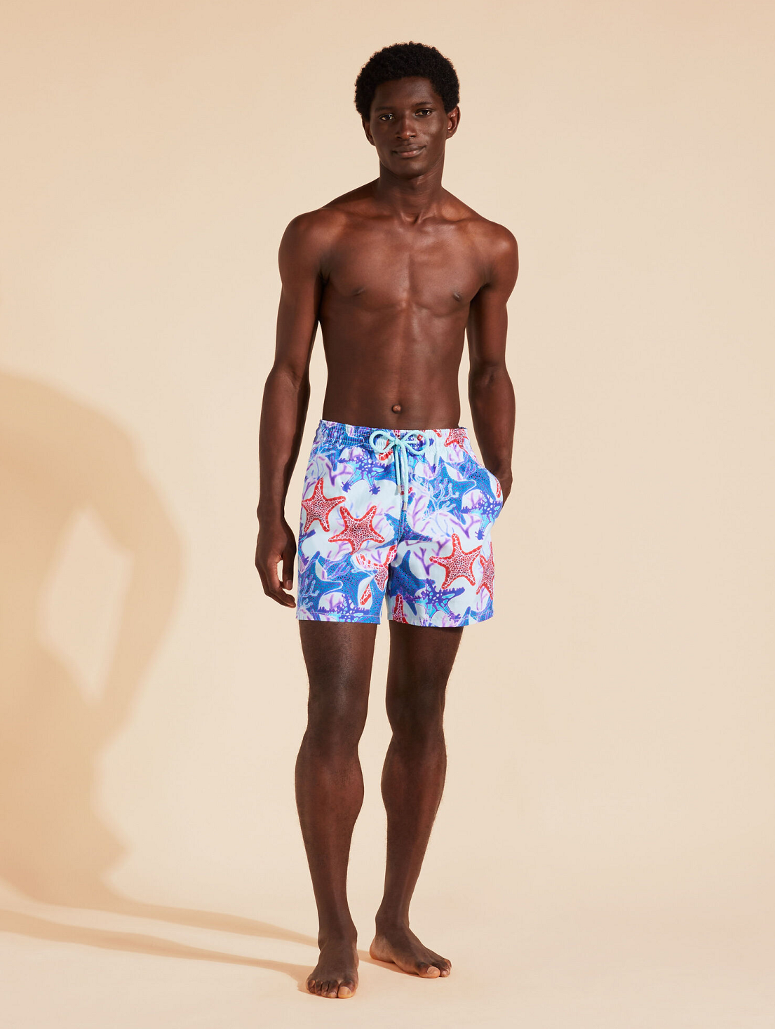 Load image into Gallery viewer, Men Swim Shorts Glowed Star - Men’s Swim Shorts
