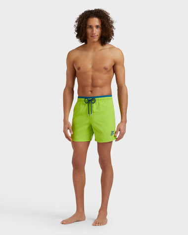 Men Swim Shorts Lime