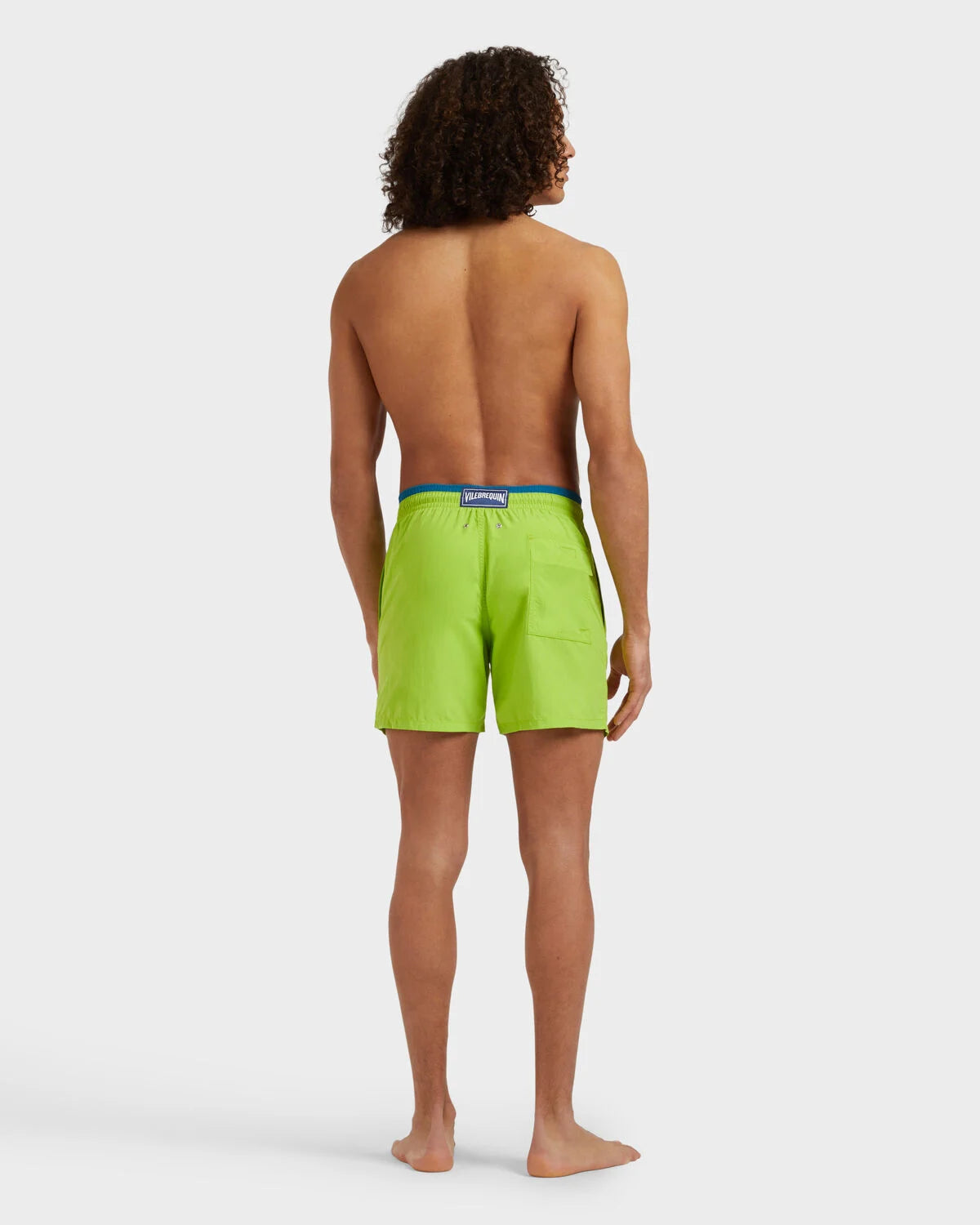 Men Swim Shorts Lime