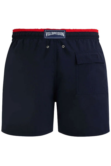 Men Swim Short Navy/Red