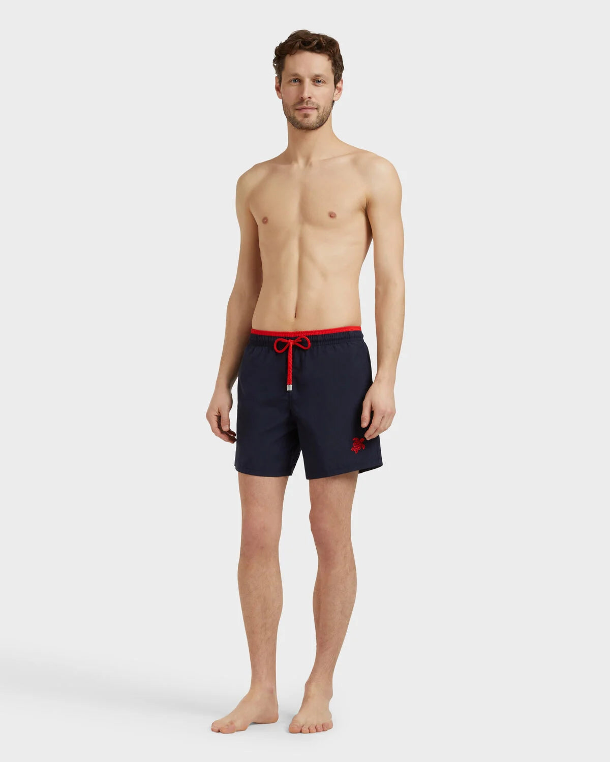 Men Swim Short Navy/Red