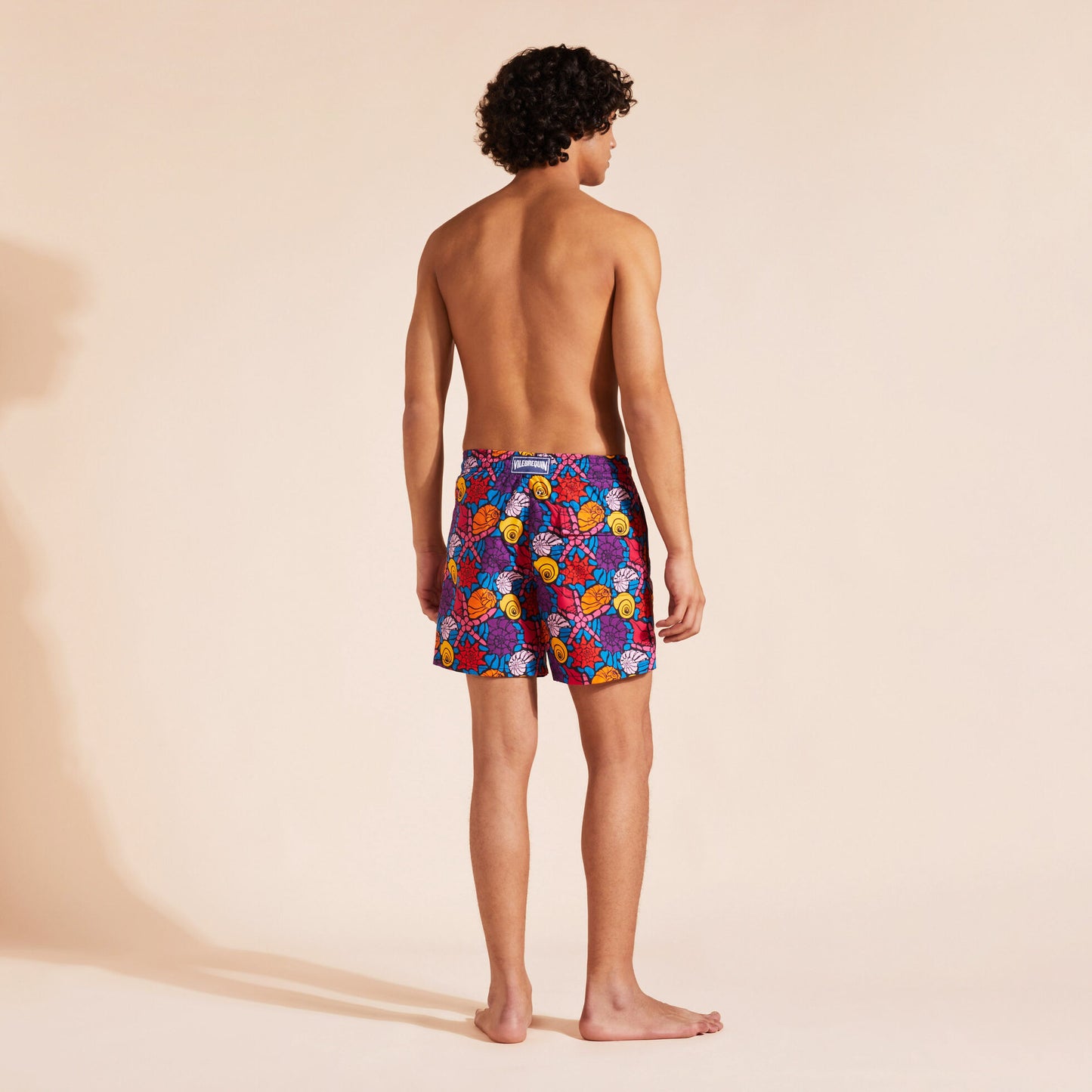 Load image into Gallery viewer, Men Swim Shorts Noumea Sea Shells - Men’s Swim Shorts
