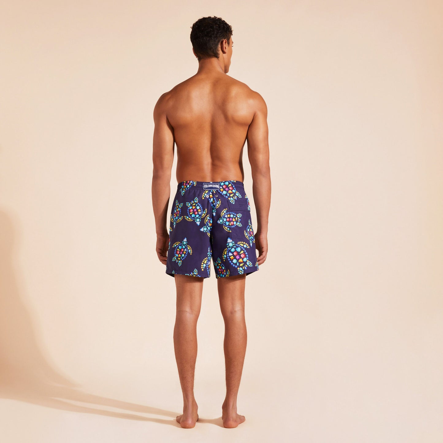 Load image into Gallery viewer, Men Swim Shorts Vendome Turtle - Men’s Swim Shorts
