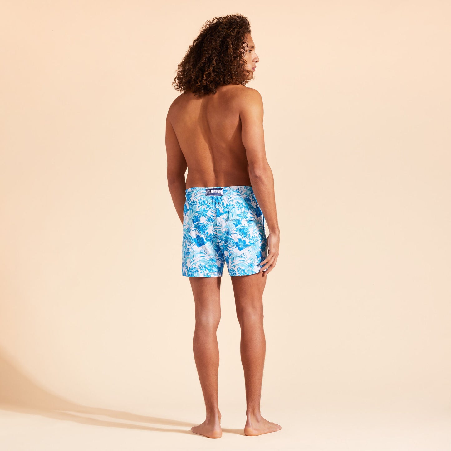 Load image into Gallery viewer, Moorise Stretch Swim Short Tahiti Flower - Men’s Swim Shorts
