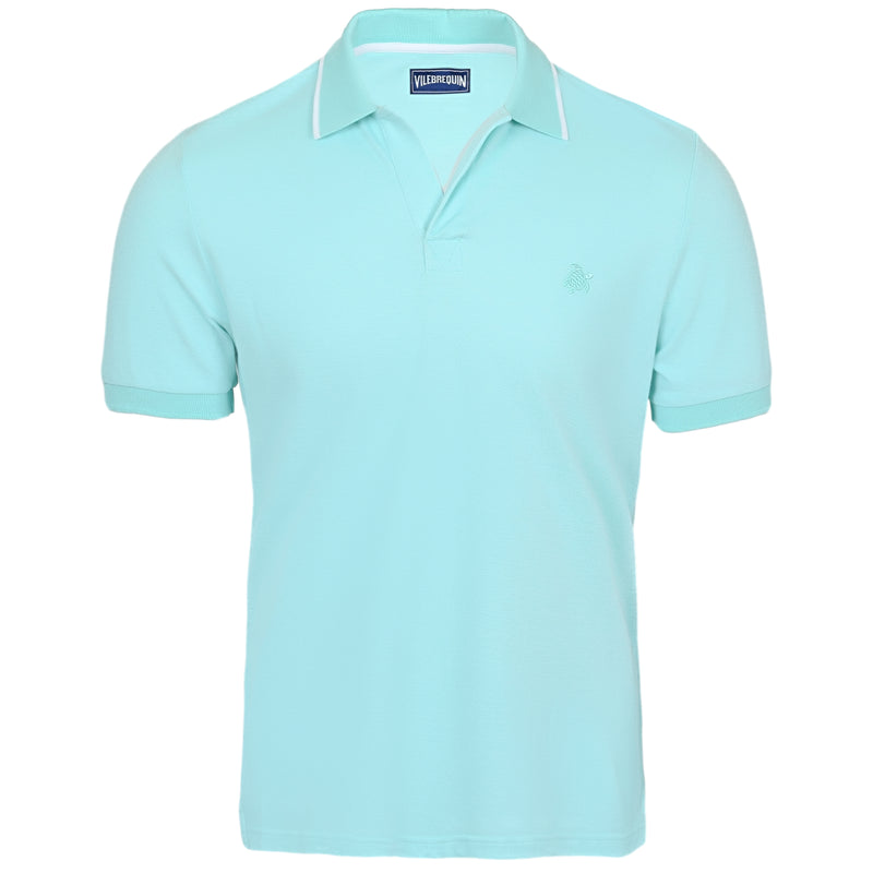 Palatin Polo Shirt Solid Light Blue