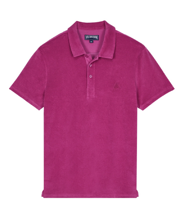 Phoenix Terry Polo Pourpre - Polo Shirt