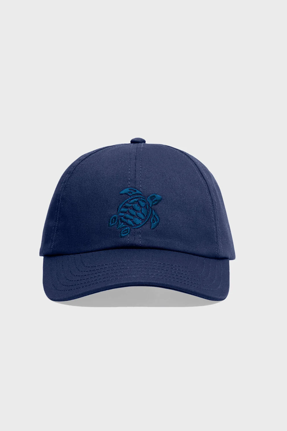 Load image into Gallery viewer, Solid Cap Turtle Embroidery Navy
