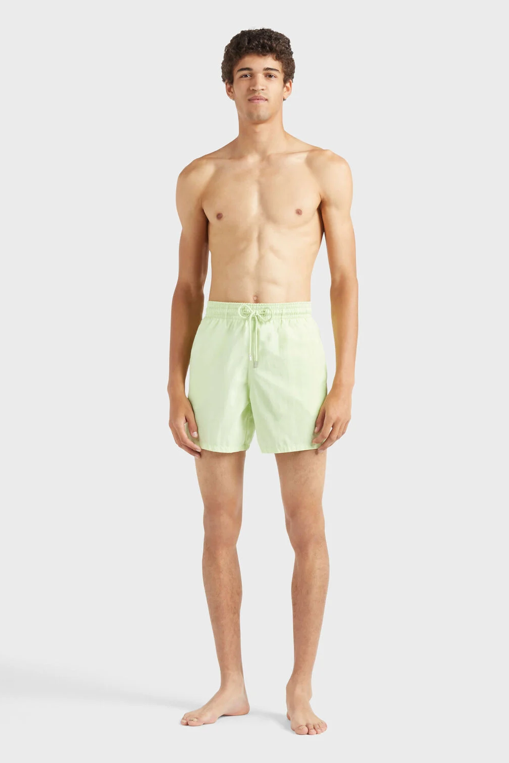 Men Swim Short Solid Macaroon