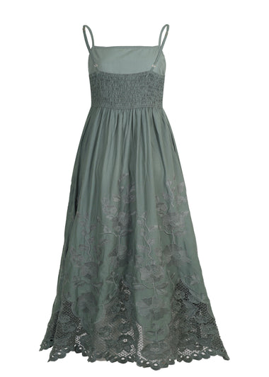 Flora Dress Sea Green