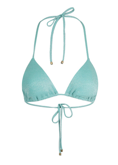 Gia Triangle Top Aqua