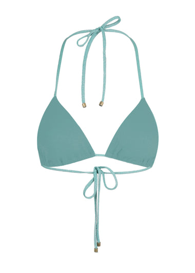 Gia Triangle Top Aqua