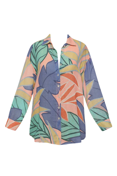 Playa Boyfriend Shirt Retro Jungle