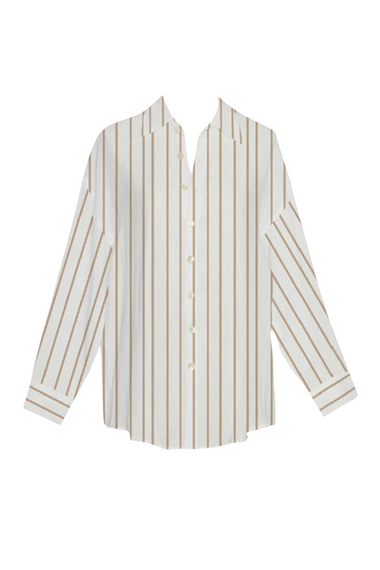 Playa Boyfriend Shirt Tan