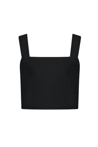 Tallows Crop Top Black