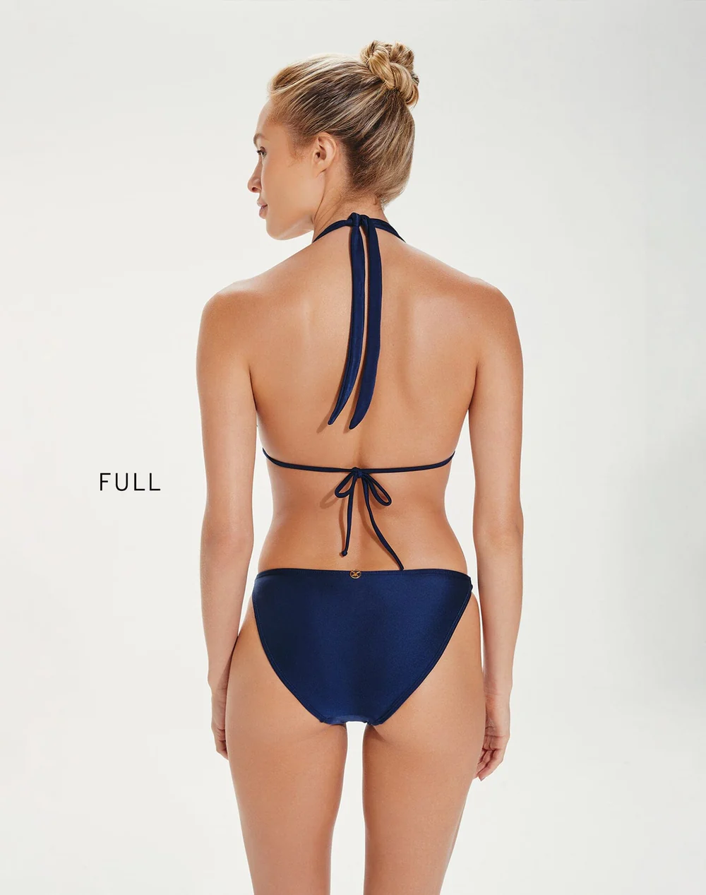 Load image into Gallery viewer, Solid Paula Top Navy - Bikini Top
