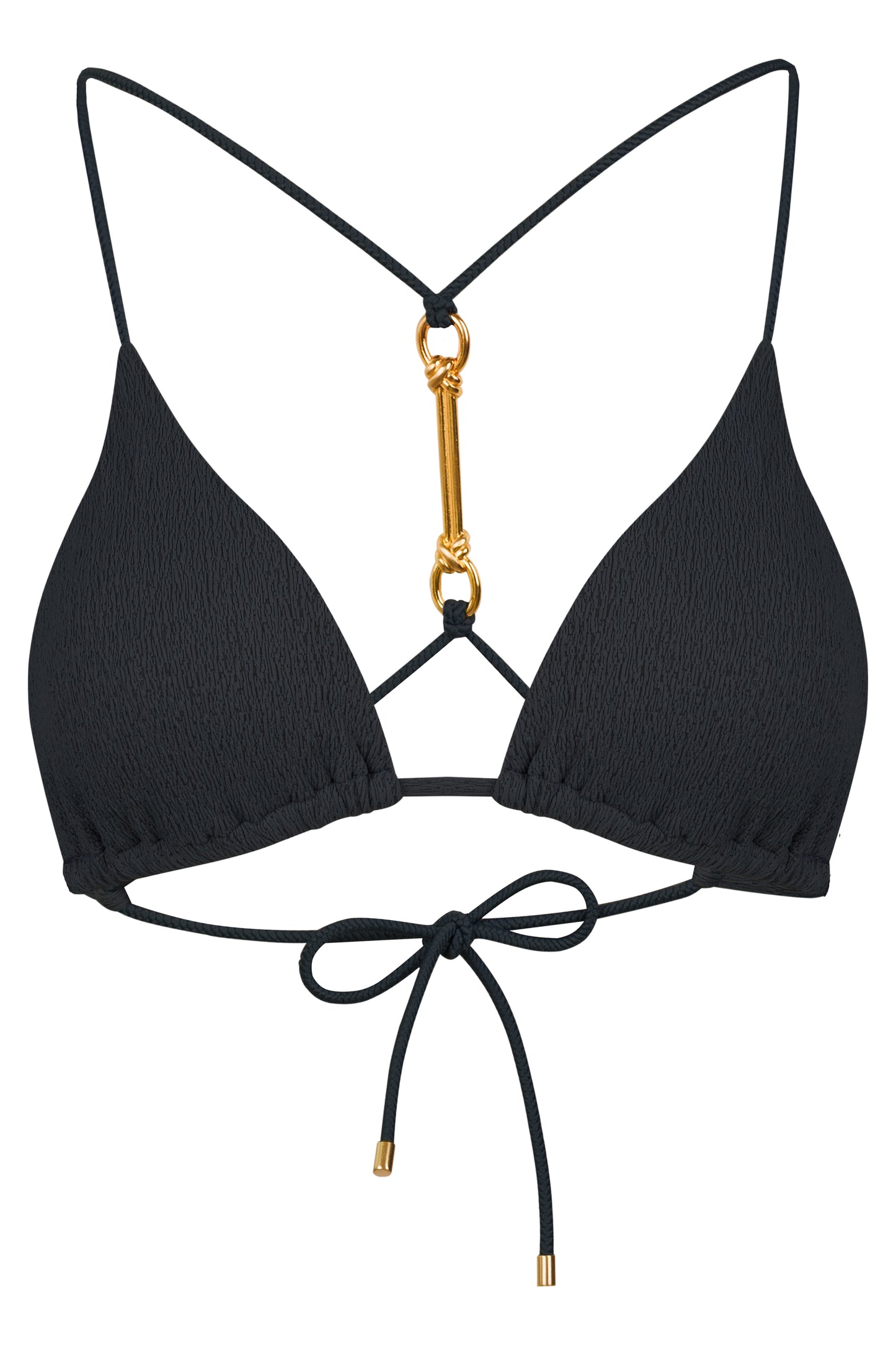 Load image into Gallery viewer, Firenze Nika T Back Tri Top Black
