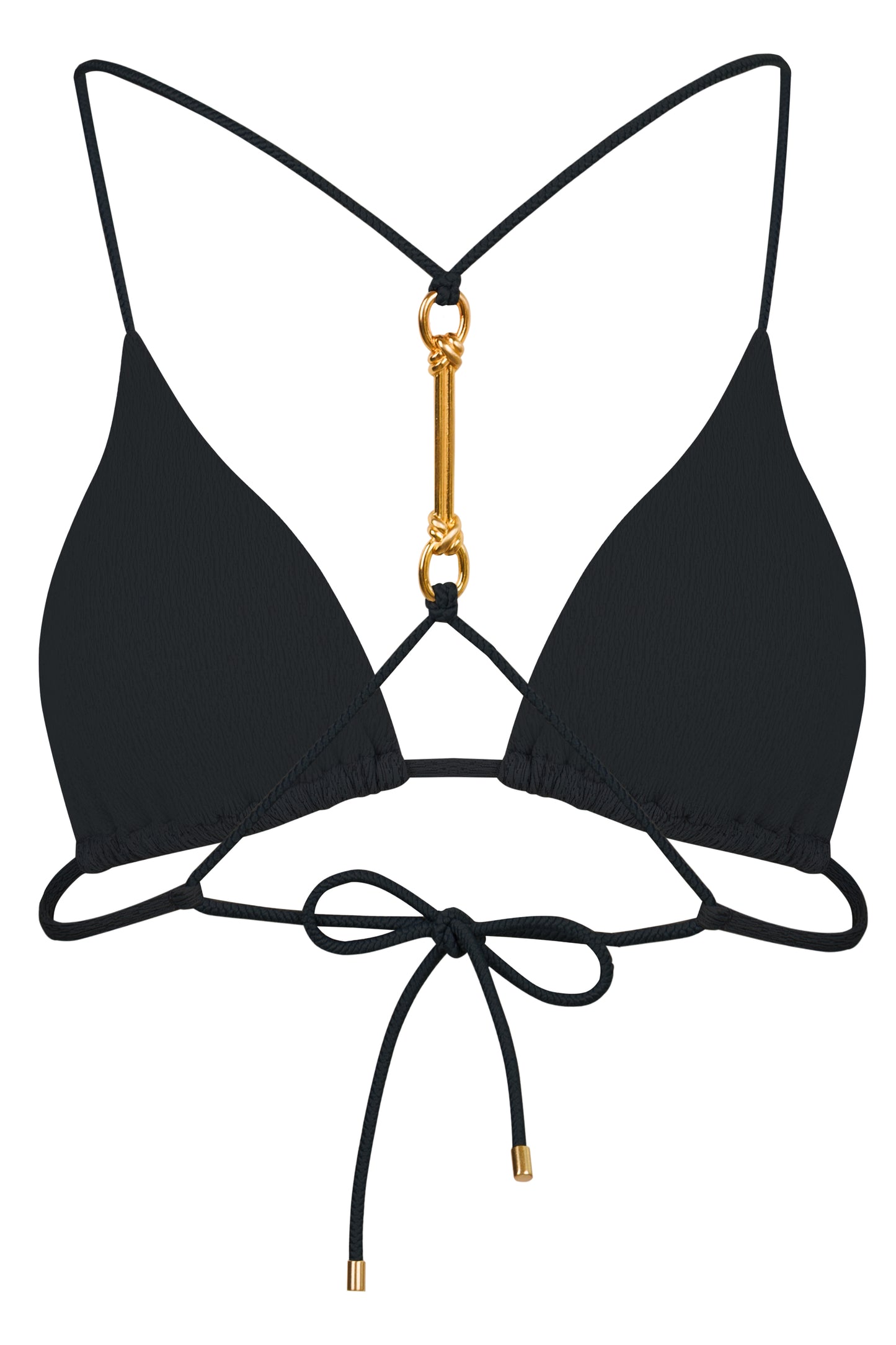 Load image into Gallery viewer, Firenze Nika T Back Tri Top Black
