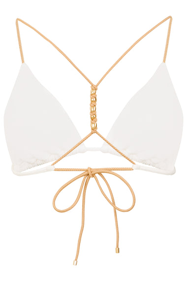 Firenze Paige T-Back Tri Top White