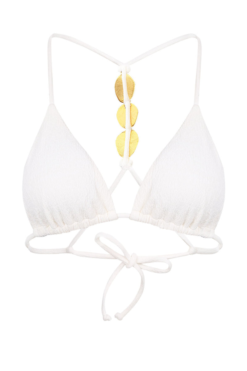 Firenze Petra T Back Tri Top White