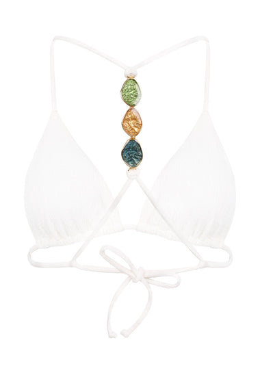 Firenze Petra T Back Tri Top White