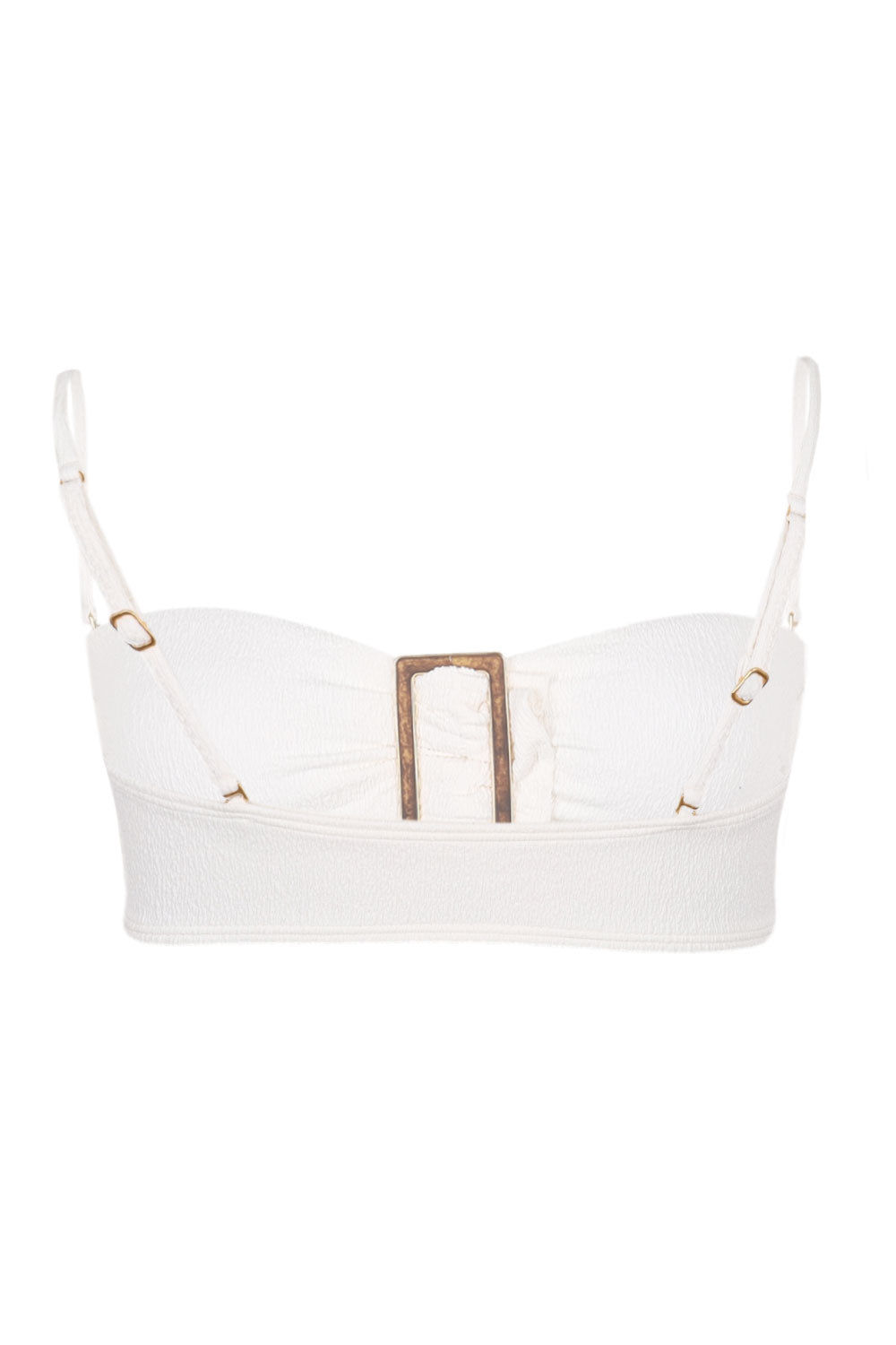 Load image into Gallery viewer, Firenze Sade Bandeau Top White
