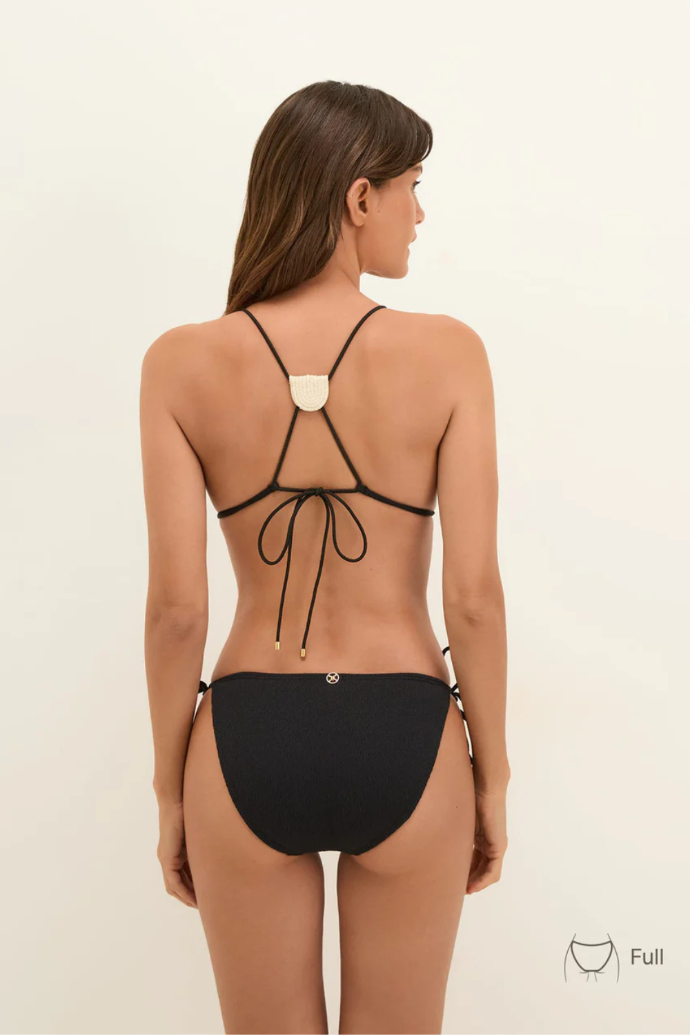 Load image into Gallery viewer, Firenze Yara T Back Tri Top Black
