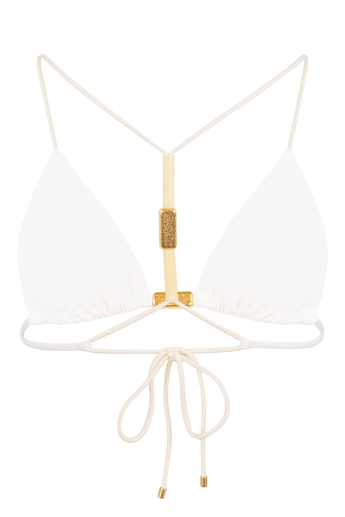 Load image into Gallery viewer, Harper T Back Tri Top White
