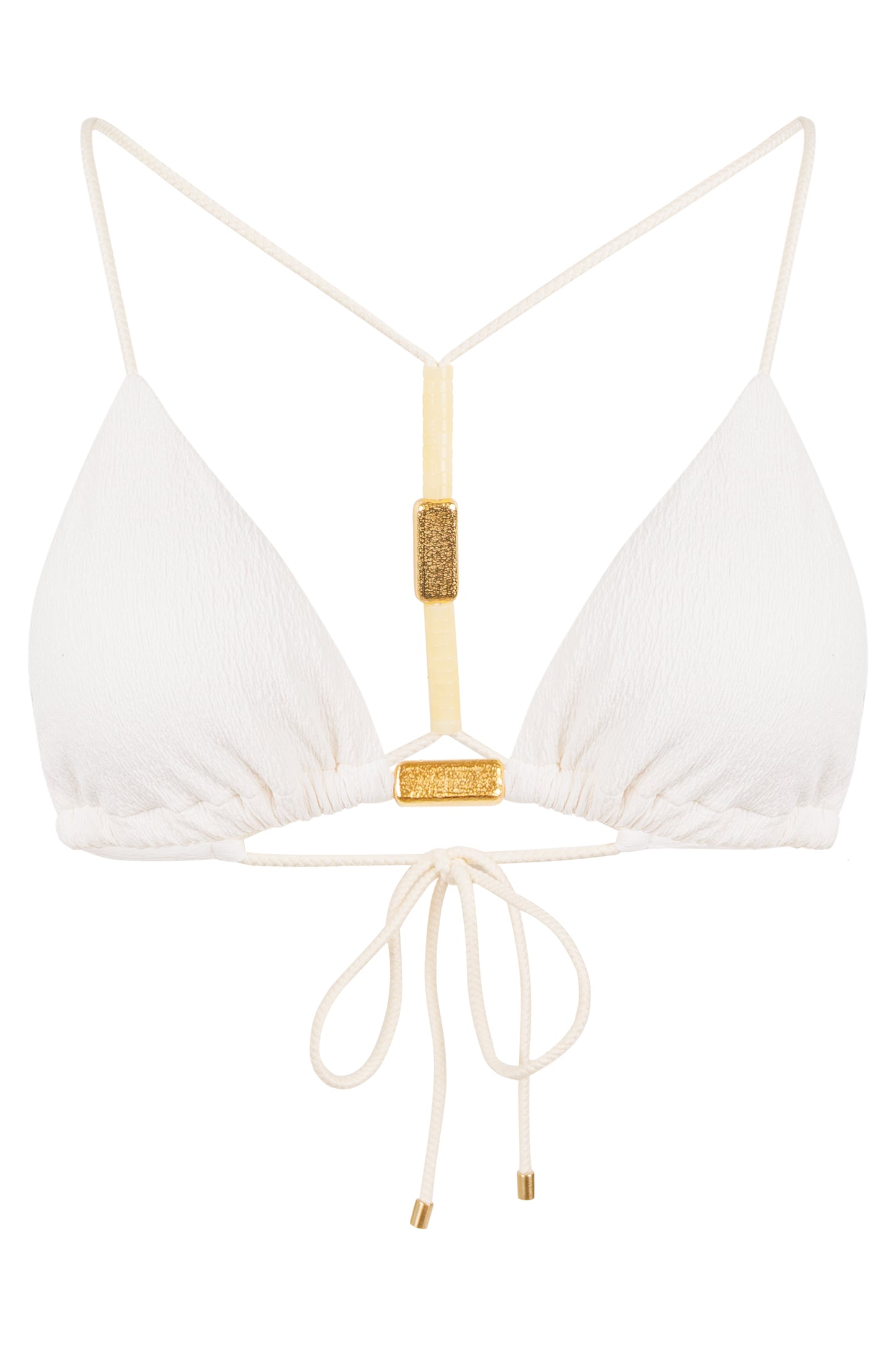 Load image into Gallery viewer, Harper T Back Tri Top White
